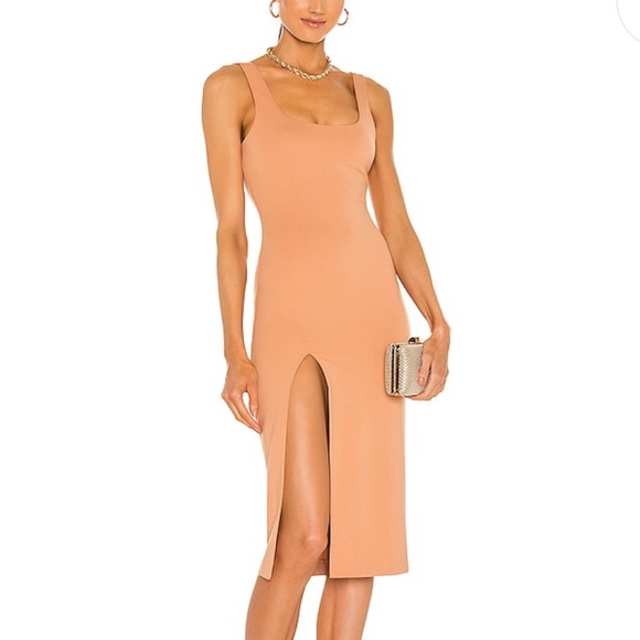NBD Dresses & Skirts - Nude Midi Dress